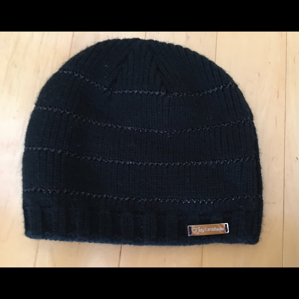 Women’s Black with Silver Accent TaylorMade Golf Winter Beanie Hat